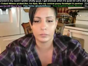 _isabelleraven from Chaturbate is Freechat