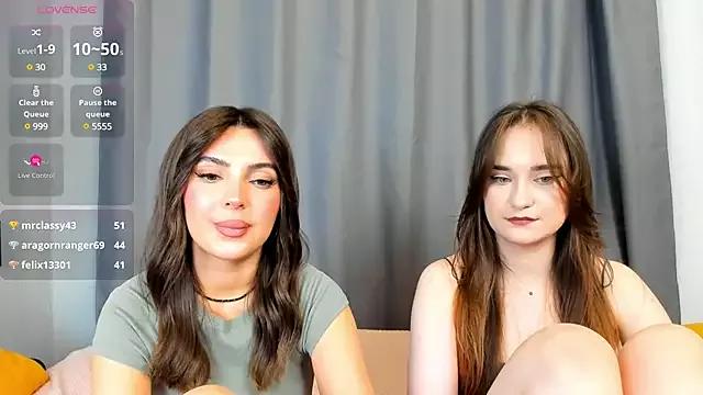 Check-out our cam rooms range and converse on a personal level with our delicious livecams streamers, showing off their spicy curves and toys.