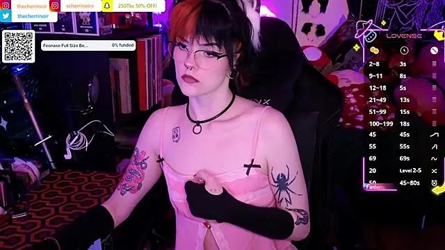CherriNoir from StripChat is Freechat