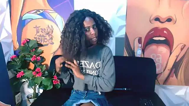 Ebonystormxxx from StripChat is Freechat