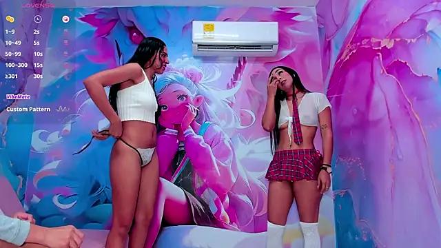 Check-out our cam rooms range and converse on a personal level with our delicious livecams streamers, showing off their spicy curves and toys.